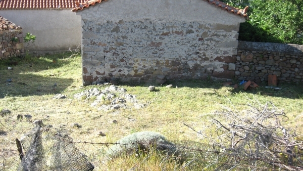 Οικόπεδο με μικρή οικία προς πώληση στην Ερεσό Λέσβου.