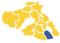 Lesvos map with pin at Gera