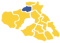 Lesvos map with pin at Petra